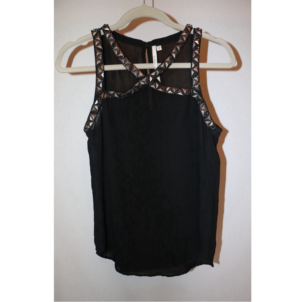 Bellatrix Black Sleeveless Blouse